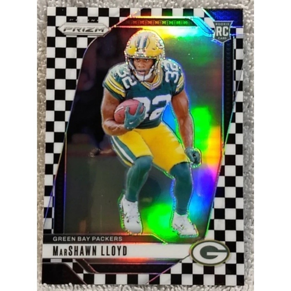2024 Panini Prizm #374 MarShawn Lloyd - Black & White Checker‎ RC